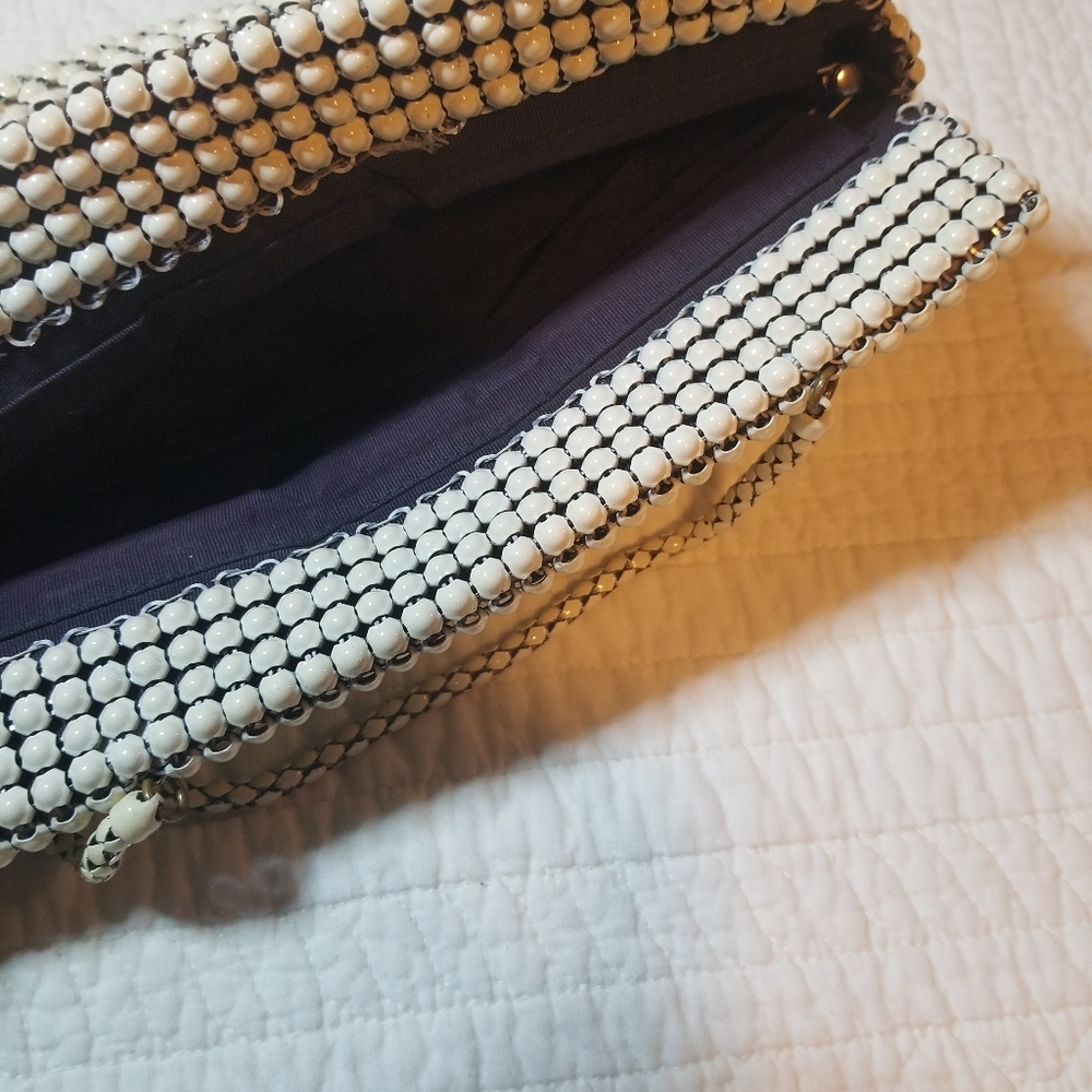 Rare! Vintage Whiting & Davis Metal Handbag - Picture 11 of 14